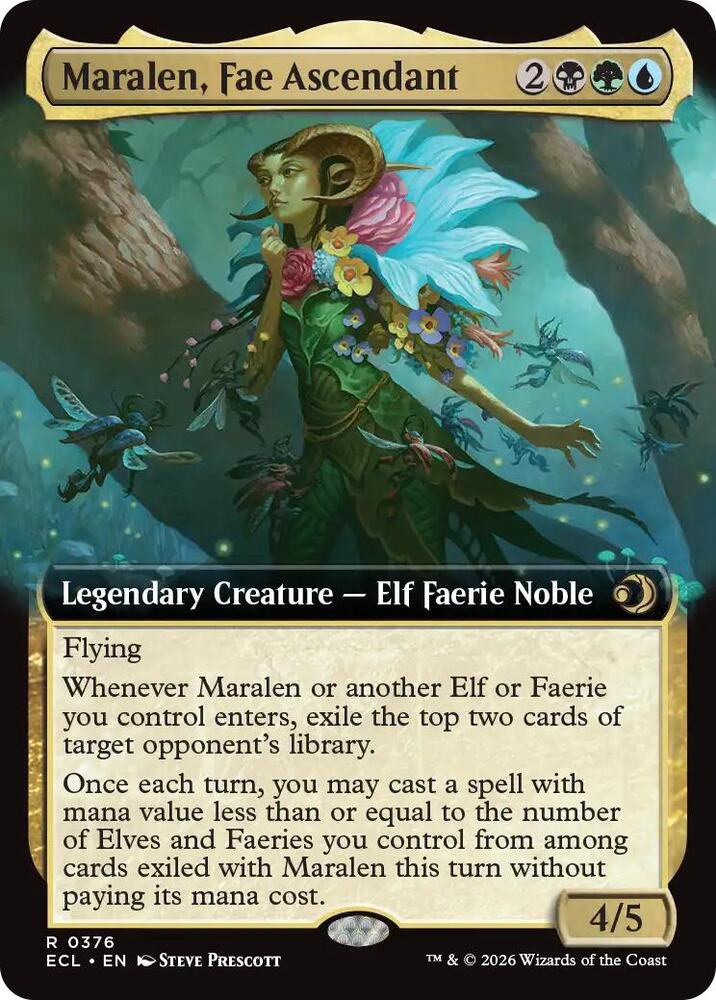 Maralen, Fae Ascendant (Extended Art), Lorwyn Eclipsed 376