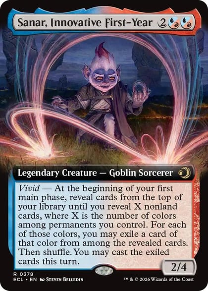 Sanar, Innovative First-Year (Extended Art), Lorwyn Eclipsed 378