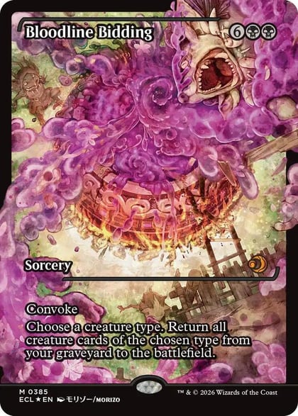 Bloodline Bidding (Showcase), Lorwyn Eclipsed 385