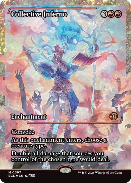 Collective Inferno (Showcase) (Fracture Foil), Lorwyn Eclipsed 397
