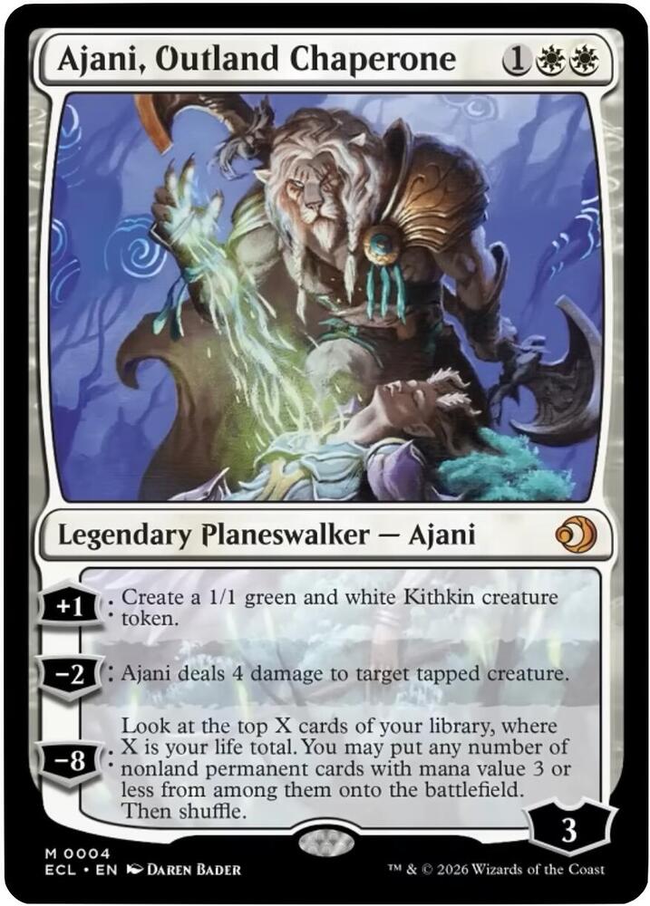 Ajani, Outland Chaperone, Lorwyn Eclipsed 4