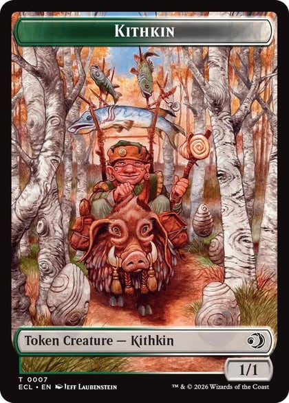 Kithkin // Treasure Double-Sided Token, Lorwyn Eclipsed 7 // 10