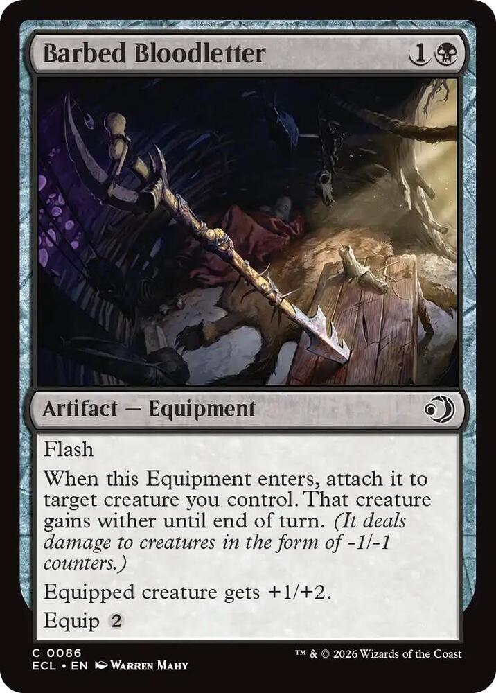 Barbed Bloodletter, Lorwyn Eclipsed 86