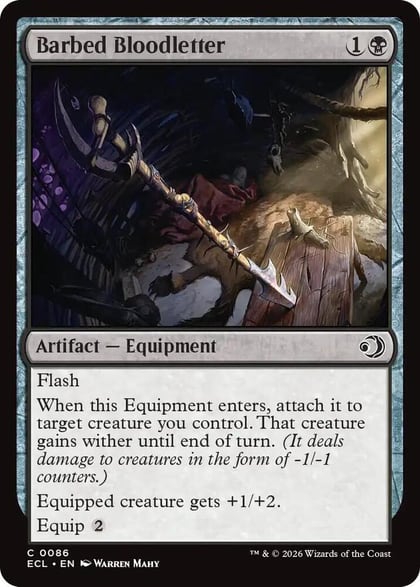 Barbed Bloodletter, Lorwyn Eclipsed 86