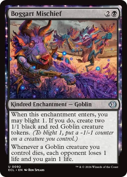 Boggart Mischief, Lorwyn Eclipsed 92