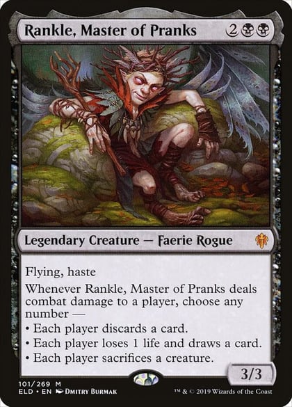 Rankle, Master of Pranks, Throne of Eldraine 101
