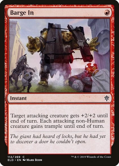 Barge In, Throne of Eldraine 112
