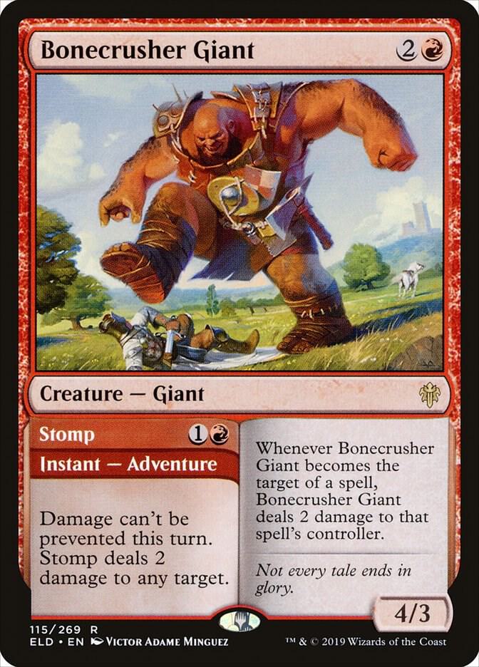 Bonecrusher Giant, Throne of Eldraine 115