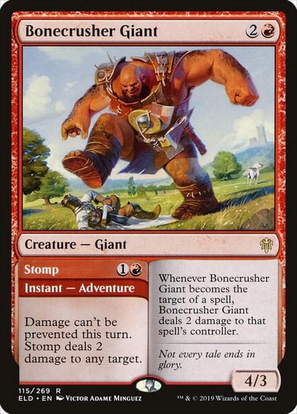 Bonecrusher Giant, Throne of Eldraine 115