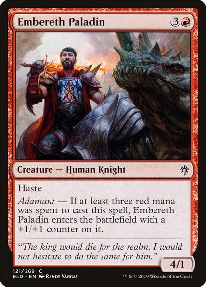 Embereth Paladin, Throne of Eldraine 121