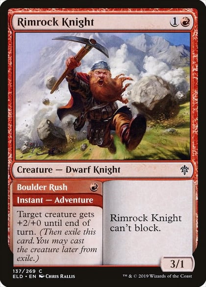 Rimrock Knight, Throne of Eldraine 137