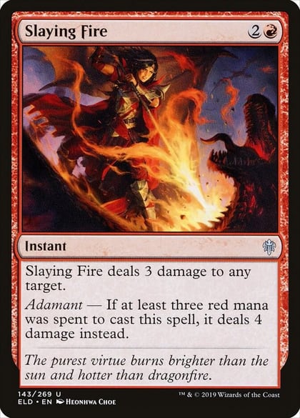Slaying Fire, Throne of Eldraine 143