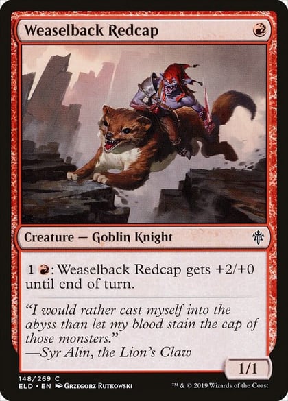 Weaselback Redcap, Throne of Eldraine 148