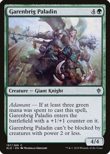 Garenbrig Paladin, Throne of Eldraine 157