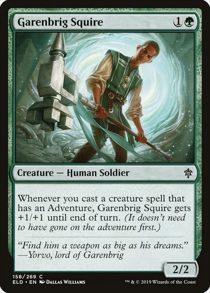 Garenbrig Squire, Throne of Eldraine 158
