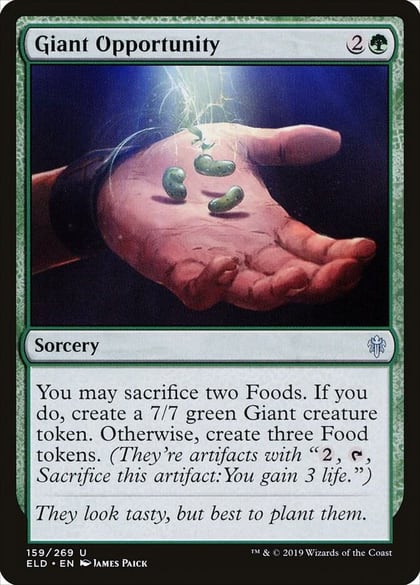 Giant Opportunity, Throne of Eldraine 159