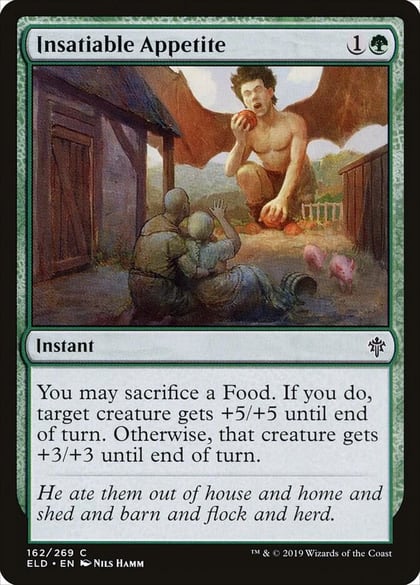 Insatiable Appetite, Throne of Eldraine 162