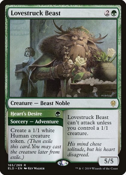 Lovestruck Beast, Throne of Eldraine 165