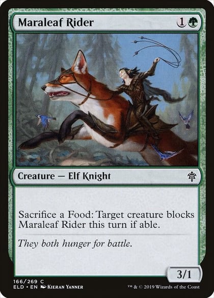 Maraleaf Rider, Throne of Eldraine 166