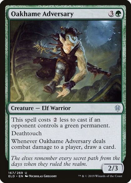 Oakhame Adversary, Throne of Eldraine 167