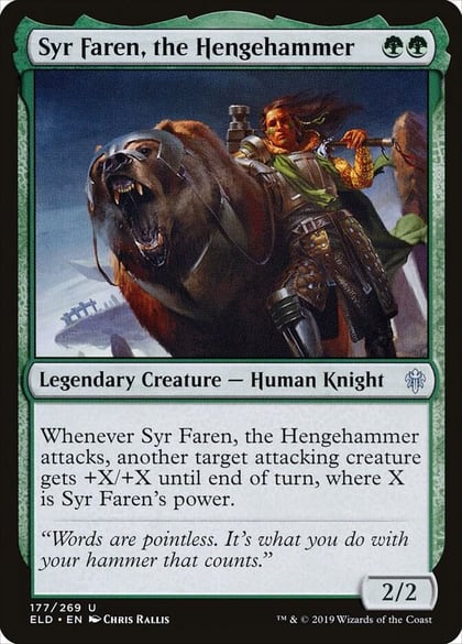 Syr Faren, the Hengehammer, Throne of Eldraine 177