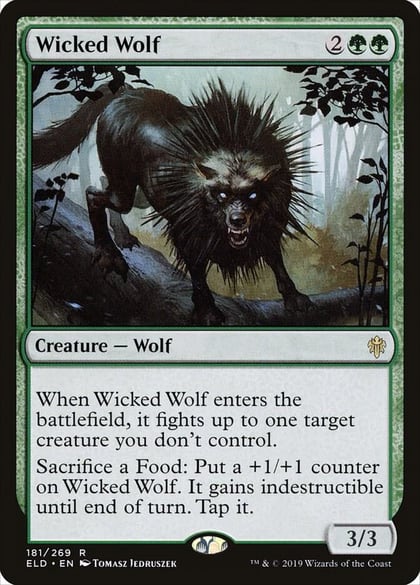 Wicked Wolf, Throne of Eldraine 181