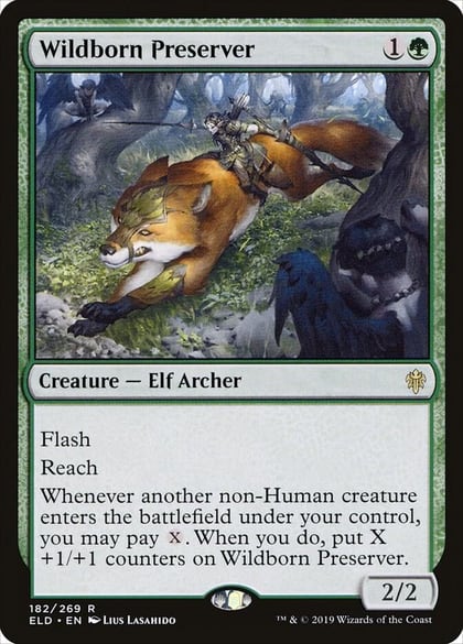Wildborn Preserver, Throne of Eldraine 182