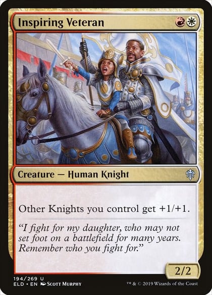 Inspiring Veteran, Throne of Eldraine 194