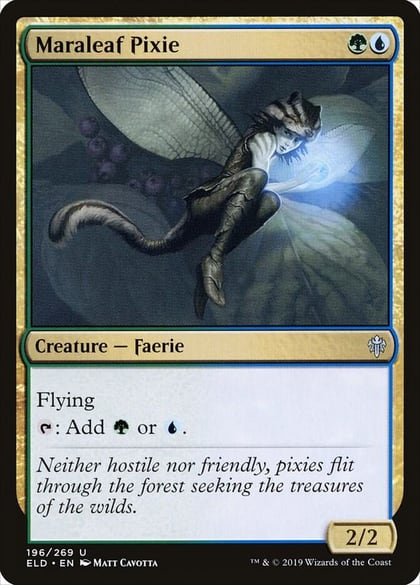Maraleaf Pixie, Throne of Eldraine 196