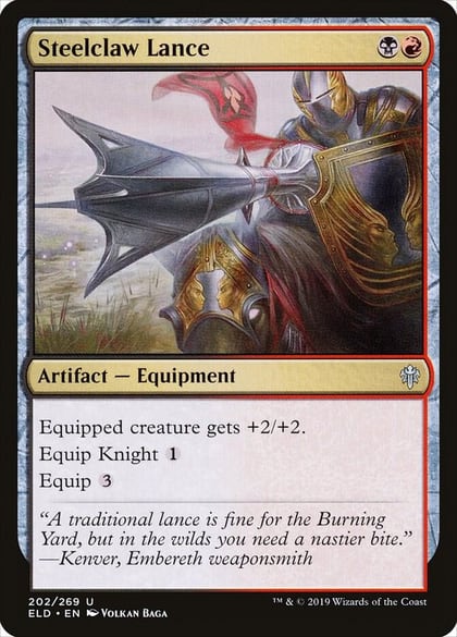 Steelclaw Lance, Throne of Eldraine 202