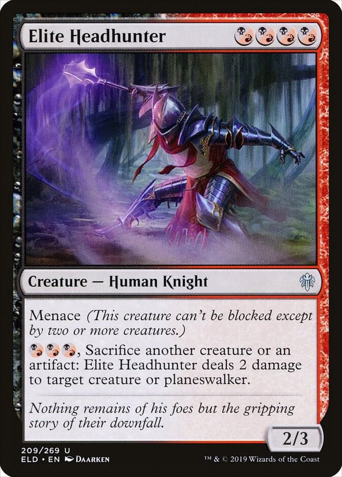 Elite Headhunter, Throne of Eldraine 209