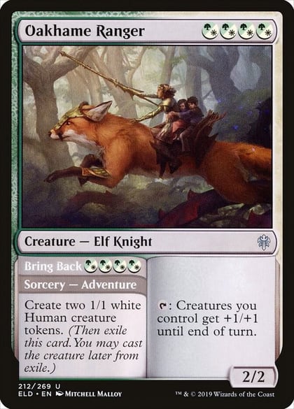 Oakhame Ranger, Throne of Eldraine 212