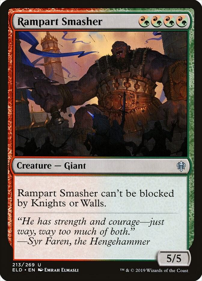 Rampart Smasher, Throne of Eldraine 213