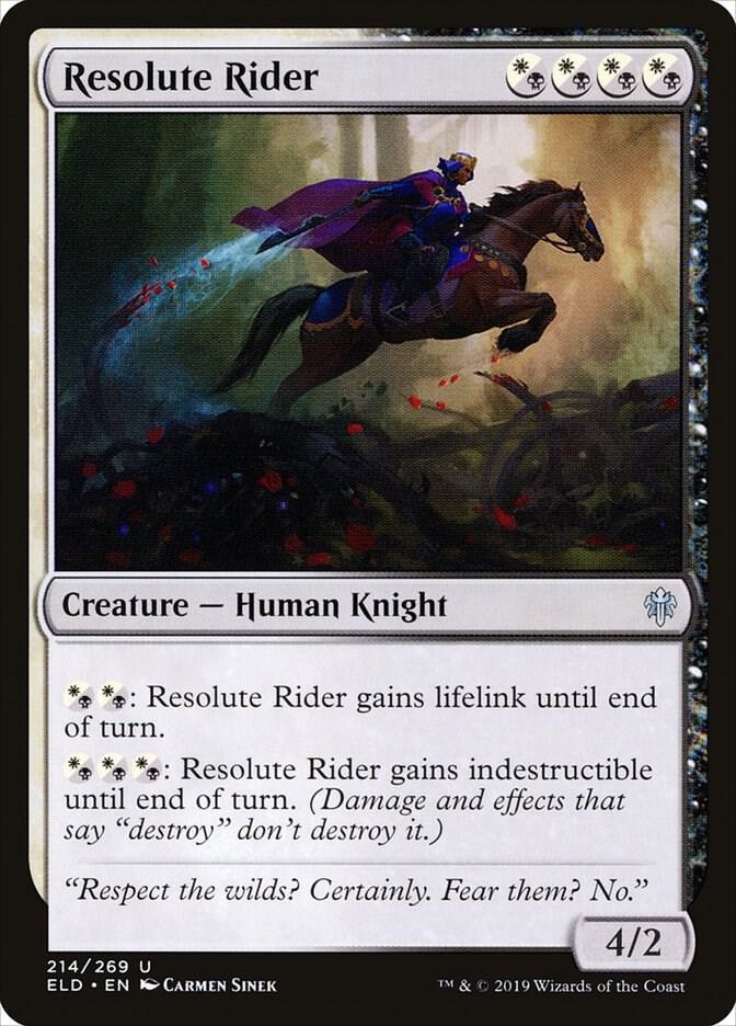 Resolute Rider, Throne of Eldraine 214