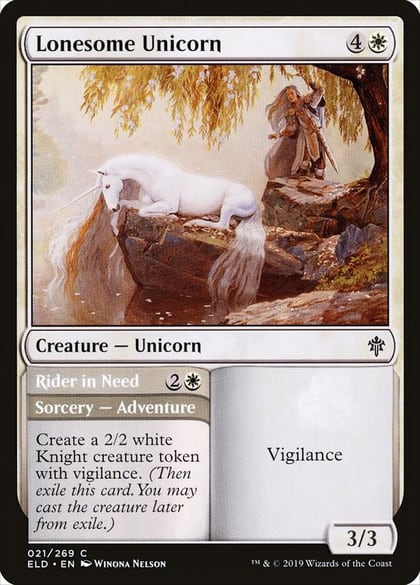 Lonesome Unicorn, Throne of Eldraine 21