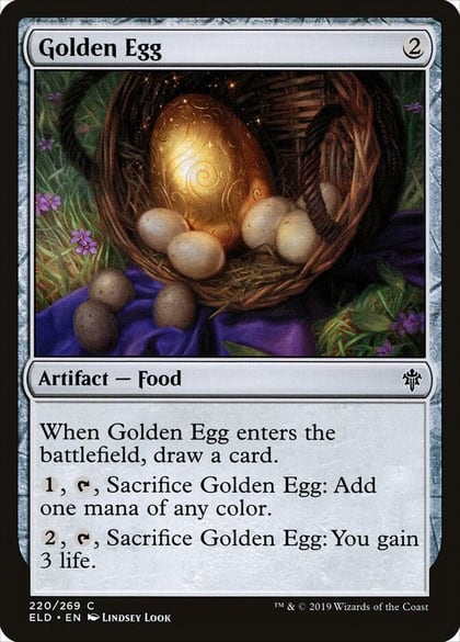 Golden Egg, Throne of Eldraine 220