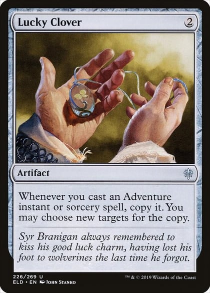 Lucky Clover, Throne of Eldraine 226
