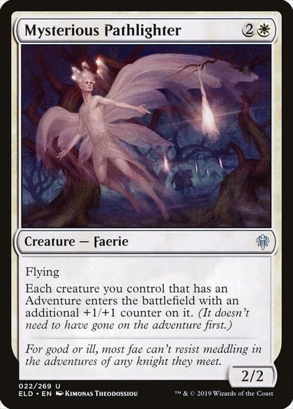 Mysterious Pathlighter, Throne of Eldraine 22