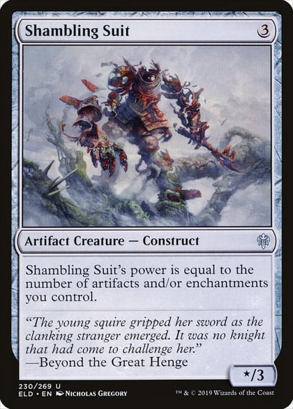 Shambling Suit, Throne of Eldraine 230