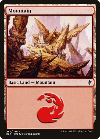 Mountain (262), Throne of Eldraine 262