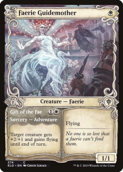 Faerie Guidemother (Showcase), Throne of Eldraine 274