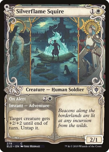 Silverflame Squire (Showcase), Throne of Eldraine 279
