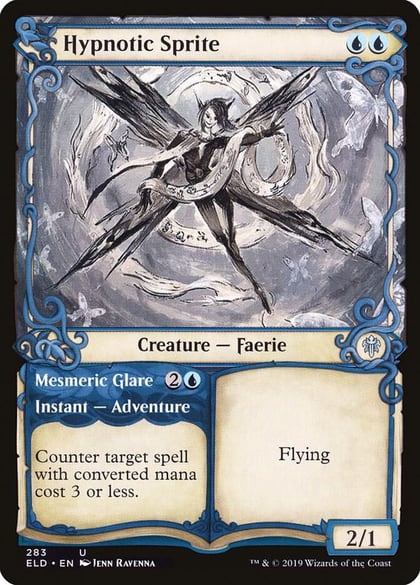 Hypnotic Sprite (Showcase), Throne of Eldraine 283