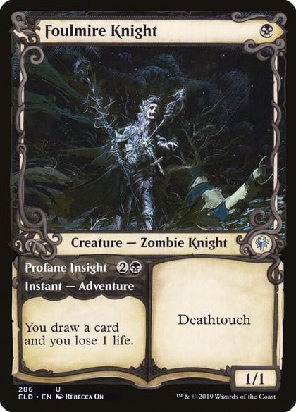 Foulmire Knight (Showcase), Throne of Eldraine 286