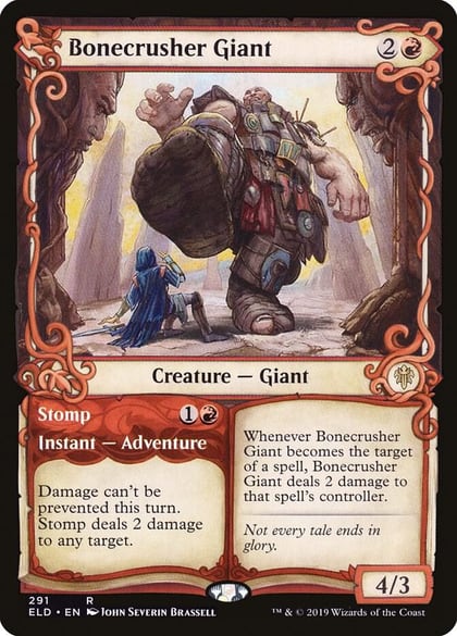 Bonecrusher Giant (Showcase), Throne of Eldraine 291