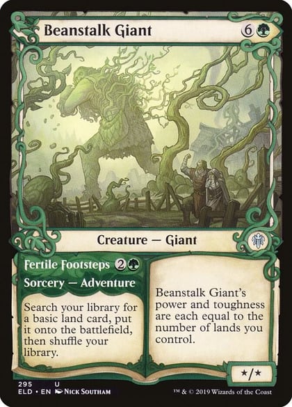 Beanstalk Giant (Showcase), Throne of Eldraine 295