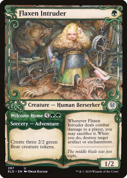 Flaxen Intruder (Showcase), Throne of Eldraine 297