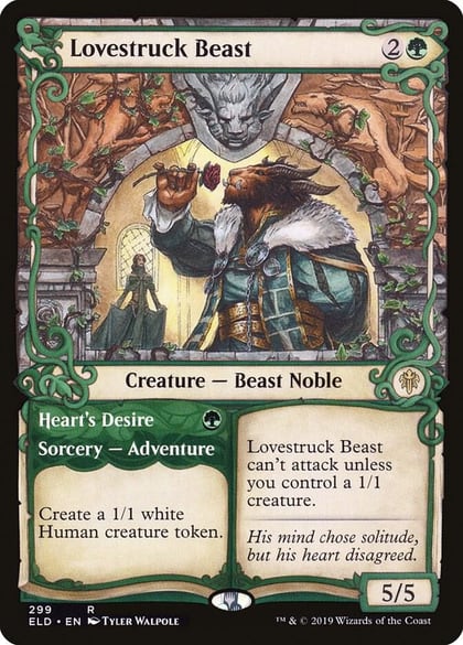 Lovestruck Beast (Showcase), Throne of Eldraine 299