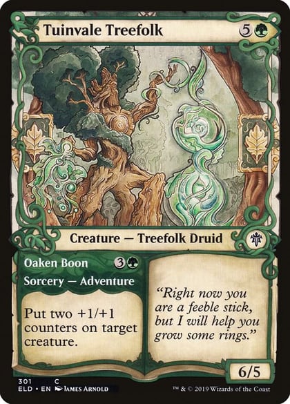 Tuinvale Treefolk (Showcase), Throne of Eldraine 301