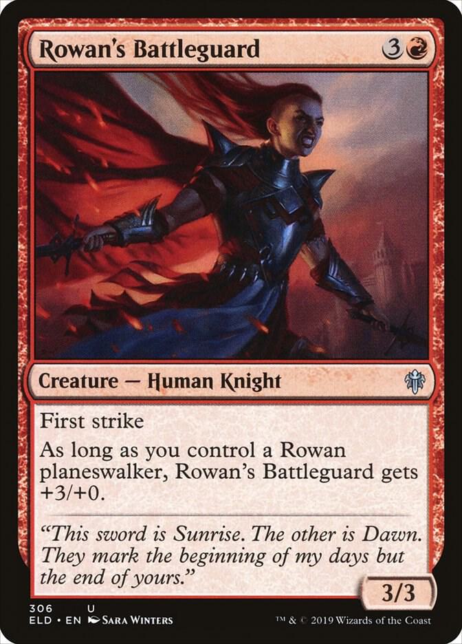 Rowan's Battleguard, Throne of Eldraine 306